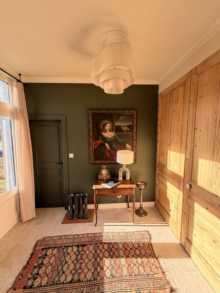 The finished entrance