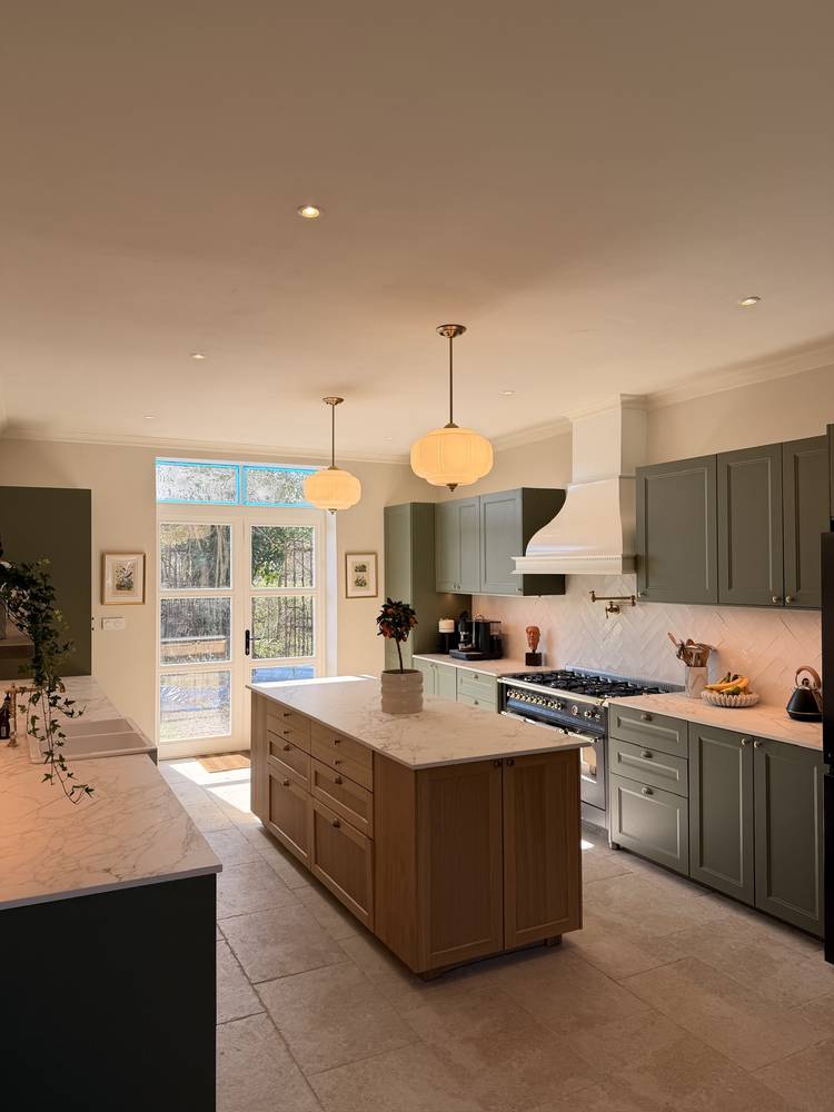 The finished kitchen